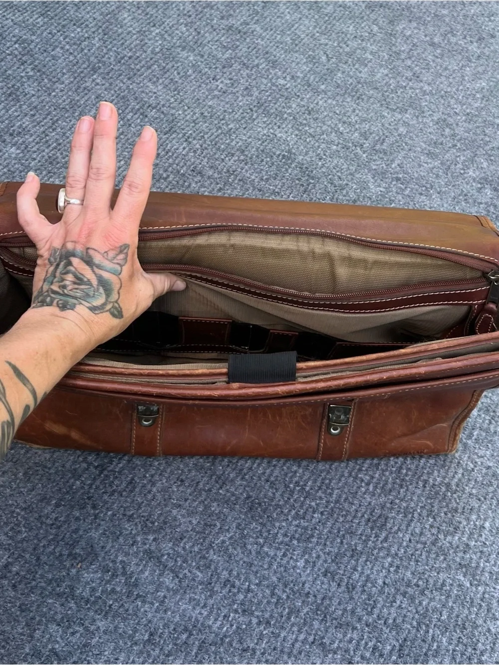 Korchmar Leather Laptop Messenger Bag